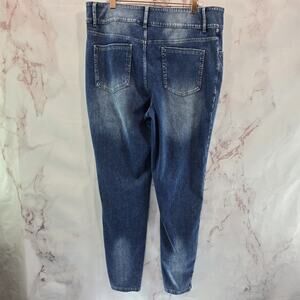 Halara Jeans Womens XL X 28 High Rise Stretchy Denim Stone Wash Skinny